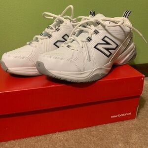 New Balance White and Gray Athletic Shoes